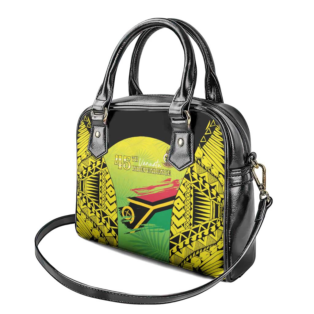 Vanuatu 45th Independence Shoulder Handbag Special Style - Polynesian Pride