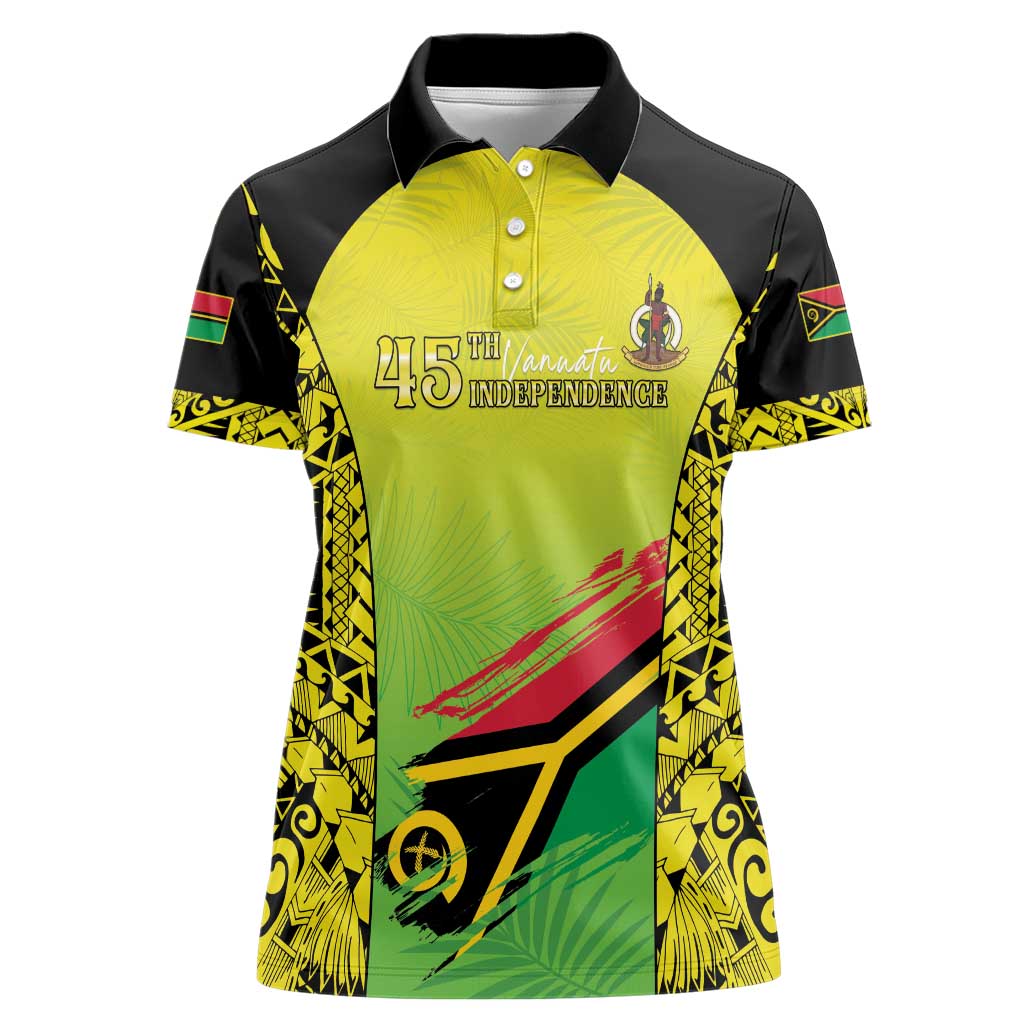 Vanuatu 45th Independence Women Polo Shirt Special Style - Polynesian Pride