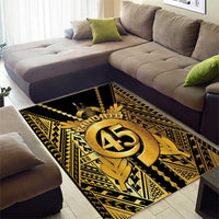 Vanuatu 45th Anniversary Of Independence Area Rug Gold Style - Polynesian Pride