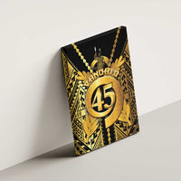 Vanuatu 45th Anniversary Of Independence Canvas Wall Art Gold Style LT05 - Polynesian Pride