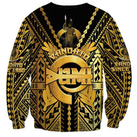 Vanuatu 45th Anniversary Of Independence Sweatshirt Gold Style LT05 - Polynesian Pride