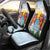 Hawaii And Japan Okinawa Car Seat Cover Aloha Gozaimasu Tiki With Shisa