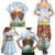 Hawaii And Japan Okinawa Family Matching Summer Maxi Dress and Hawaiian Shirt Aloha Gozaimasu Tiki With Shisa