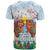 Hawaii And Japan Okinawa T Shirt Aloha Gozaimasu Tiki With Shisa