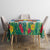 Hawaii And Japan Okinawa Tablecloth Aloha Gozaimasu Tiki With Shisa