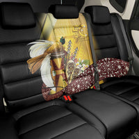 Papua New Guinea Back Car Seat Cover 50 Years Of Independence - Polynesian Pride