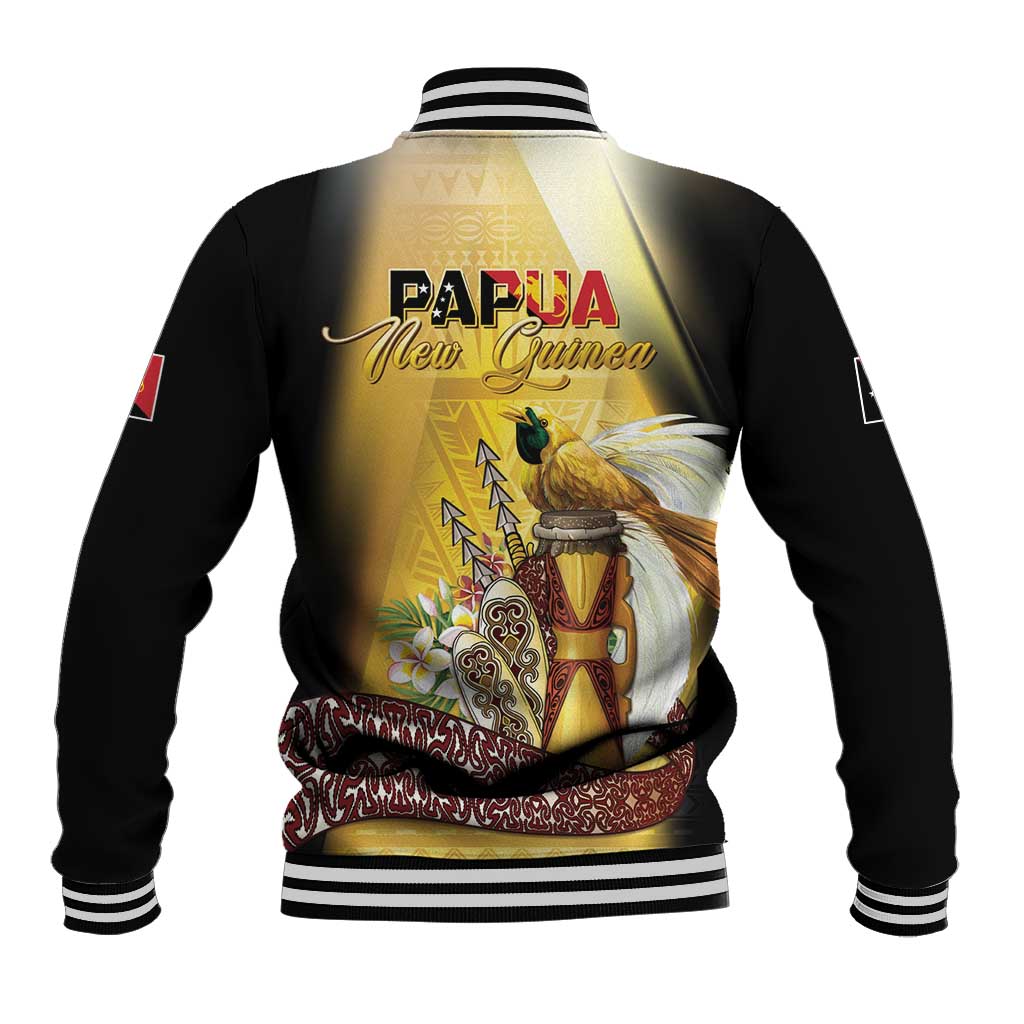 Papua New Guinea Baseball Jacket 50 Years Of Independence LT05 - Polynesian Pride