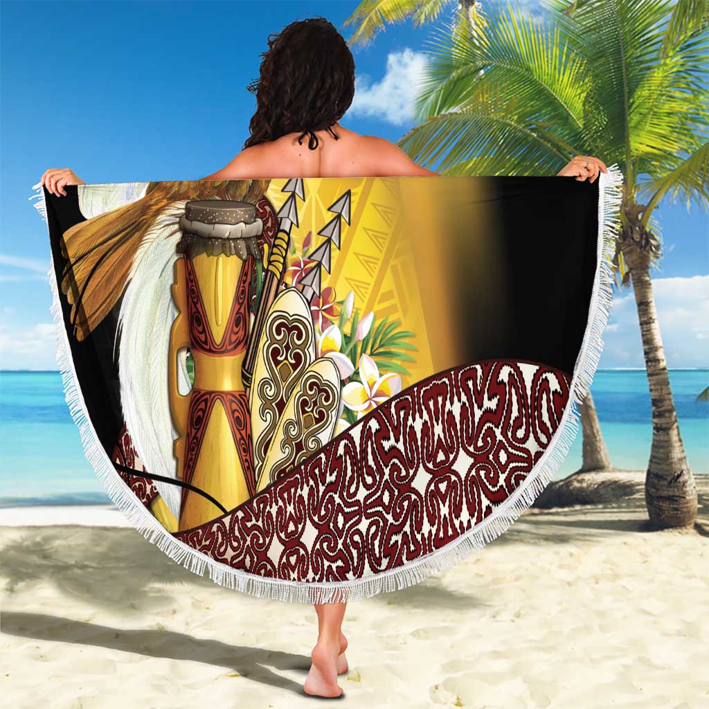 Papua New Guinea Beach Blanket 50 Years Of Independence LT05 - Polynesian Pride