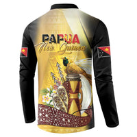 Papua New Guinea Button Sweatshirt 50 Years Of Independence LT05 - Polynesian Pride
