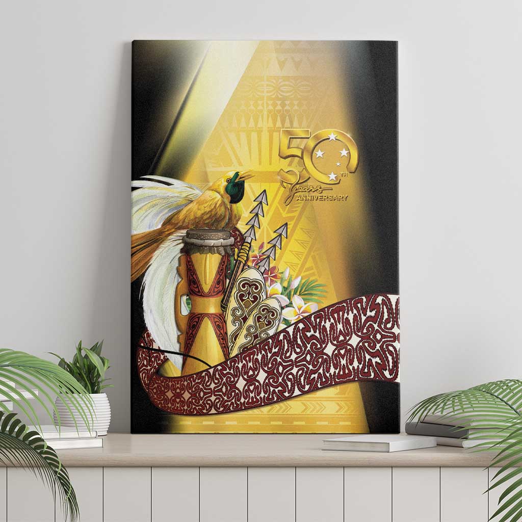 Papua New Guinea Canvas Wall Art 50 Years Of Independence LT05 - Polynesian Pride