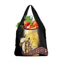 Papua New Guinea Grocery Bag 50 Years Of Independence LT05 1-pack One Size Gold - Polynesian Pride