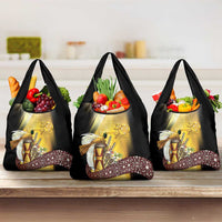 Papua New Guinea Grocery Bag 50 Years Of Independence LT05 3-pack One Size Gold - Polynesian Pride