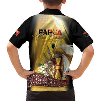 Papua New Guinea Kid Hawaiian Shirt 50 Years Of Independence - Polynesian Pride