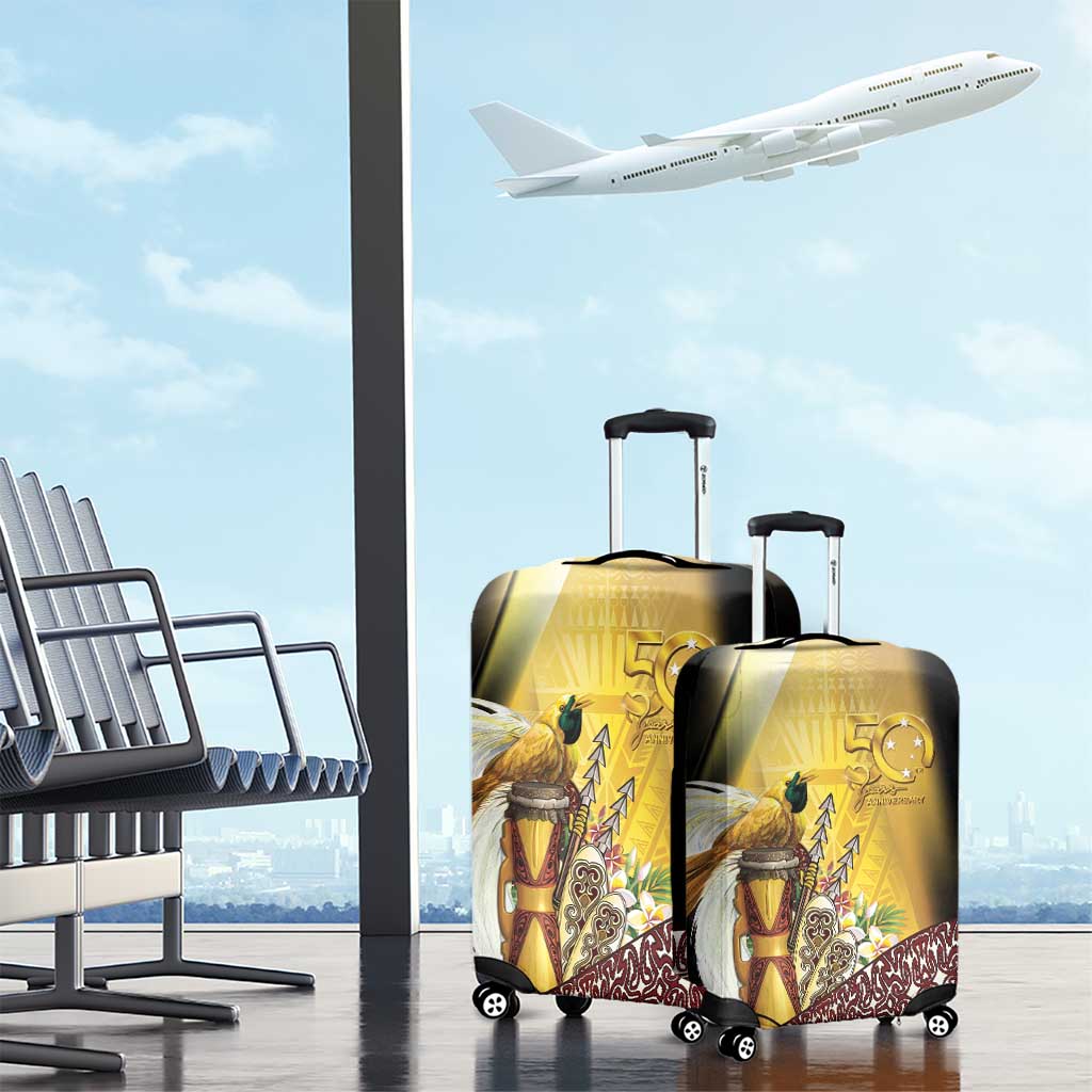 Papua New Guinea Luggage Cover 50 Years Of Independence - Polynesian Pride