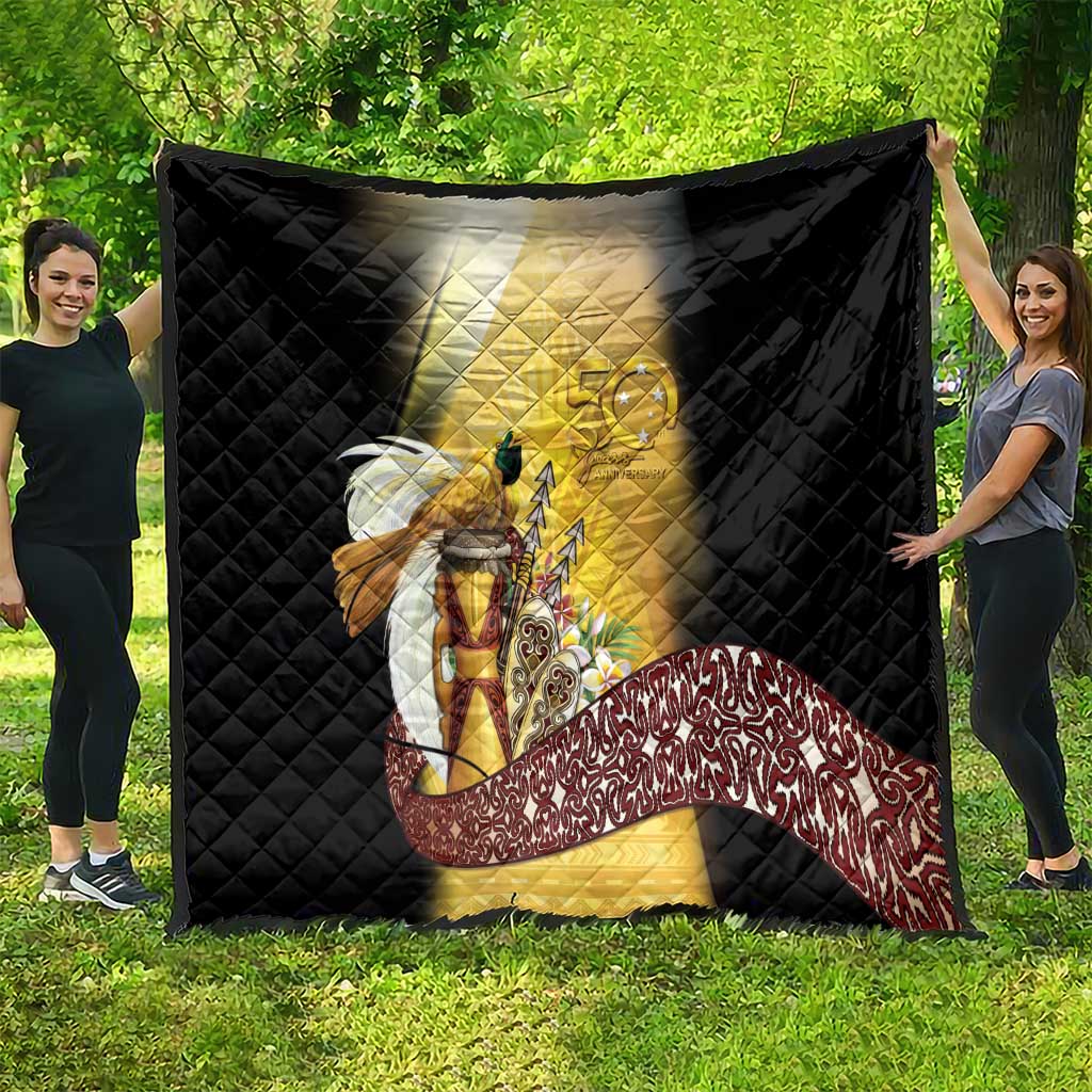 Papua New Guinea Quilt 50 Years Of Independence - Polynesian Pride
