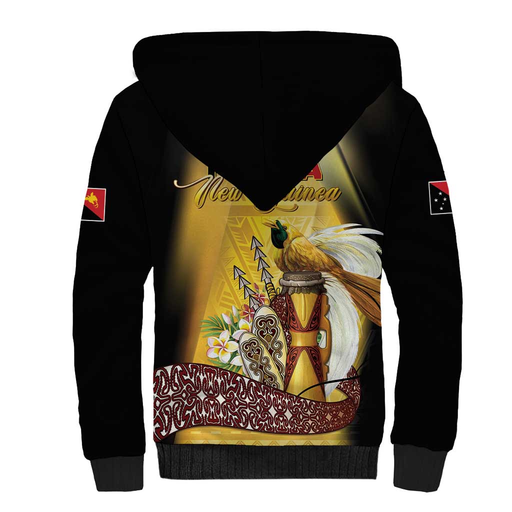 Papua New Guinea Sherpa Hoodie 50 Years Of Independence LT05 - Polynesian Pride