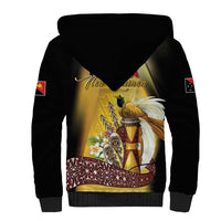Papua New Guinea Sherpa Hoodie 50 Years Of Independence LT05 - Polynesian Pride