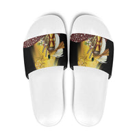 Papua New Guinea Slide Sandals 50 Years Of Independence - Polynesian Pride