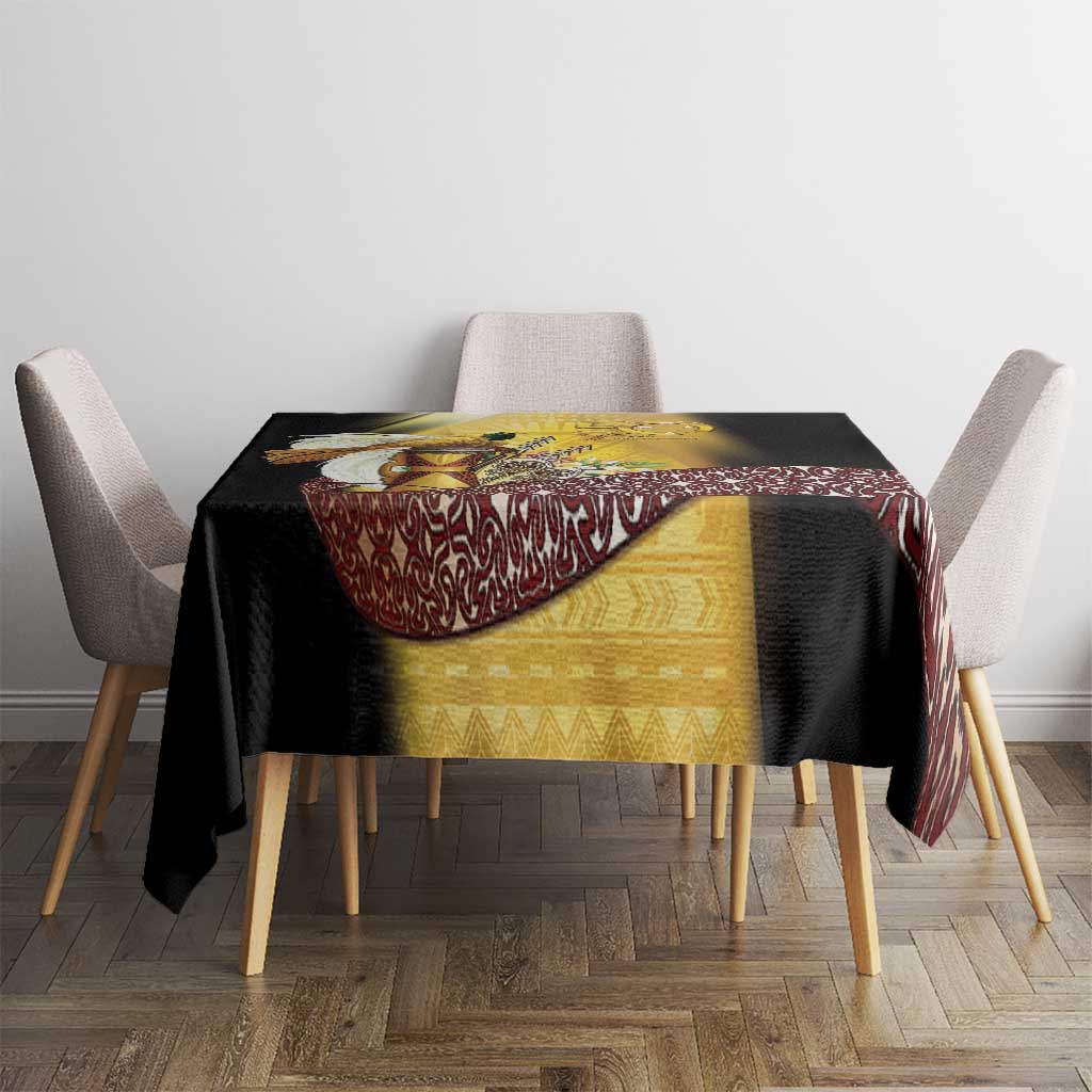 Papua New Guinea Tablecloth 50 Years Of Independence LT05 - Polynesian Pride