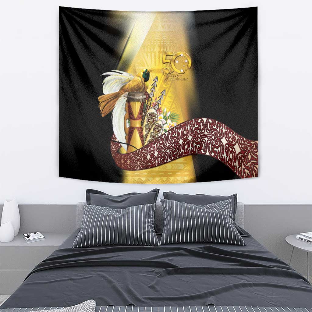 Papua New Guinea Tapestry 50 Years Of Independence - Polynesian Pride