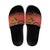 Papua New Guinea Slide Sandals Birds Of Paradise With Aboriginal Pattern - Polynesian Pride