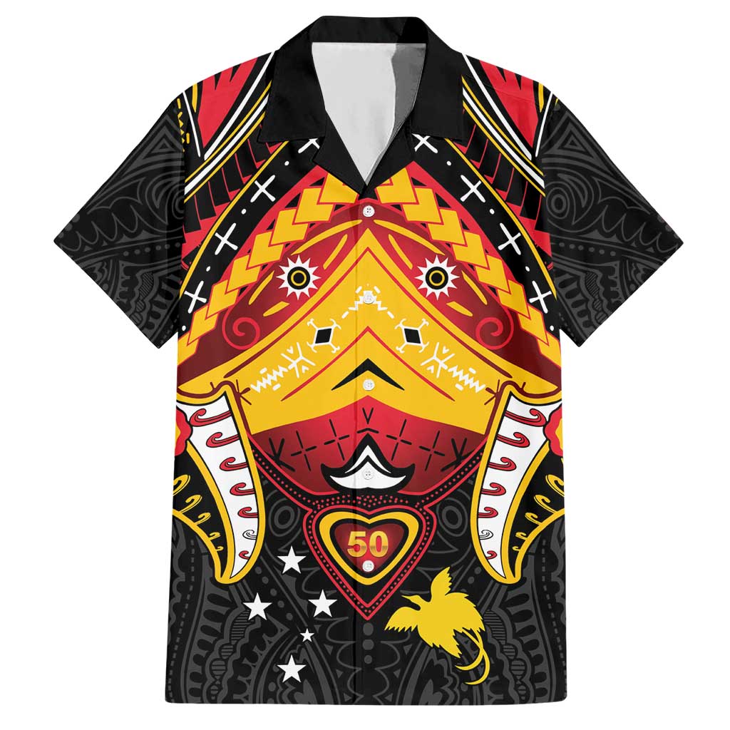 Papua New Guinea Independence Day Hawaiian Shirt Tribal Mask LT05 Red - Polynesian Pride