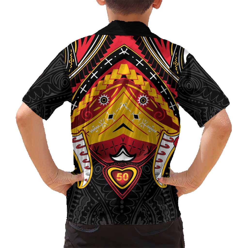 Papua New Guinea Independence Day Hawaiian Shirt Tribal Mask LT05 - Polynesian Pride