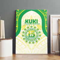 Kuki Independence 2026 Canvas Wall Art Cook Islands 15 Finest White Version
