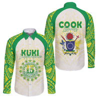 Kuki Independence 2026 Family Matching Off Shoulder Maxi Dress and Hawaiian Shirt Cook Islands 15 Finest White Version
