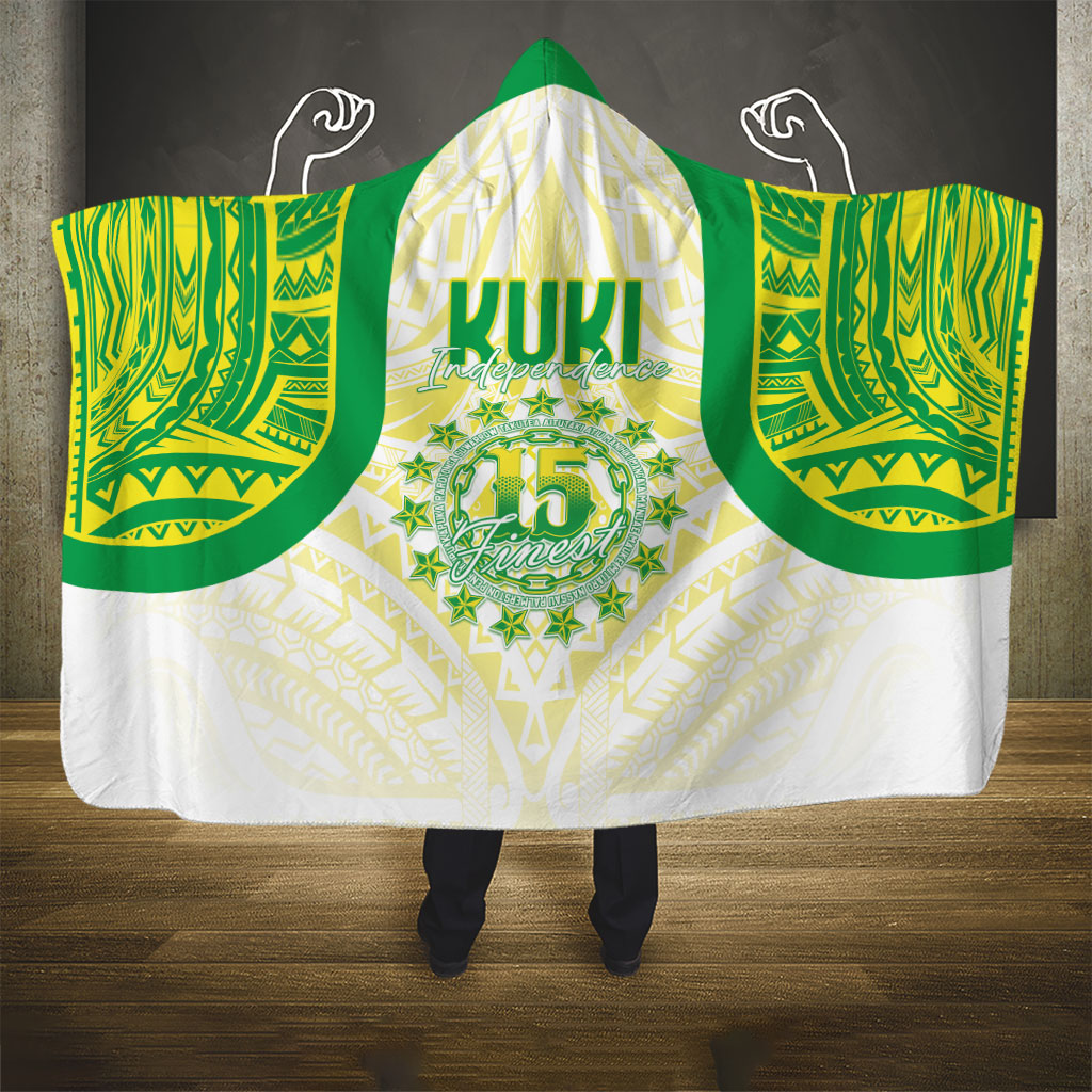 Kuki Independence 2026 Hooded Blanket Cook Islands 15 Finest White Version