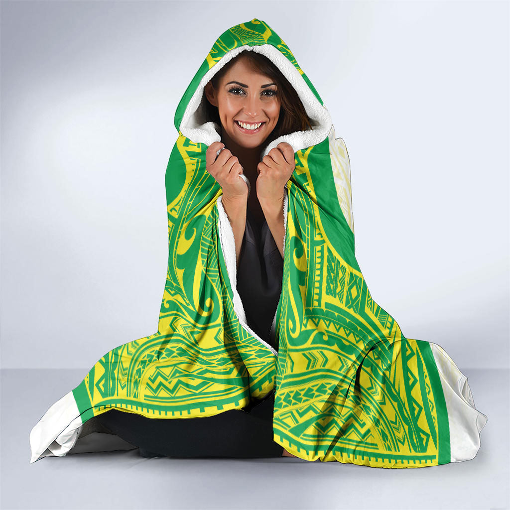 Kuki Independence 2026 Hooded Blanket Cook Islands 15 Finest White Version
