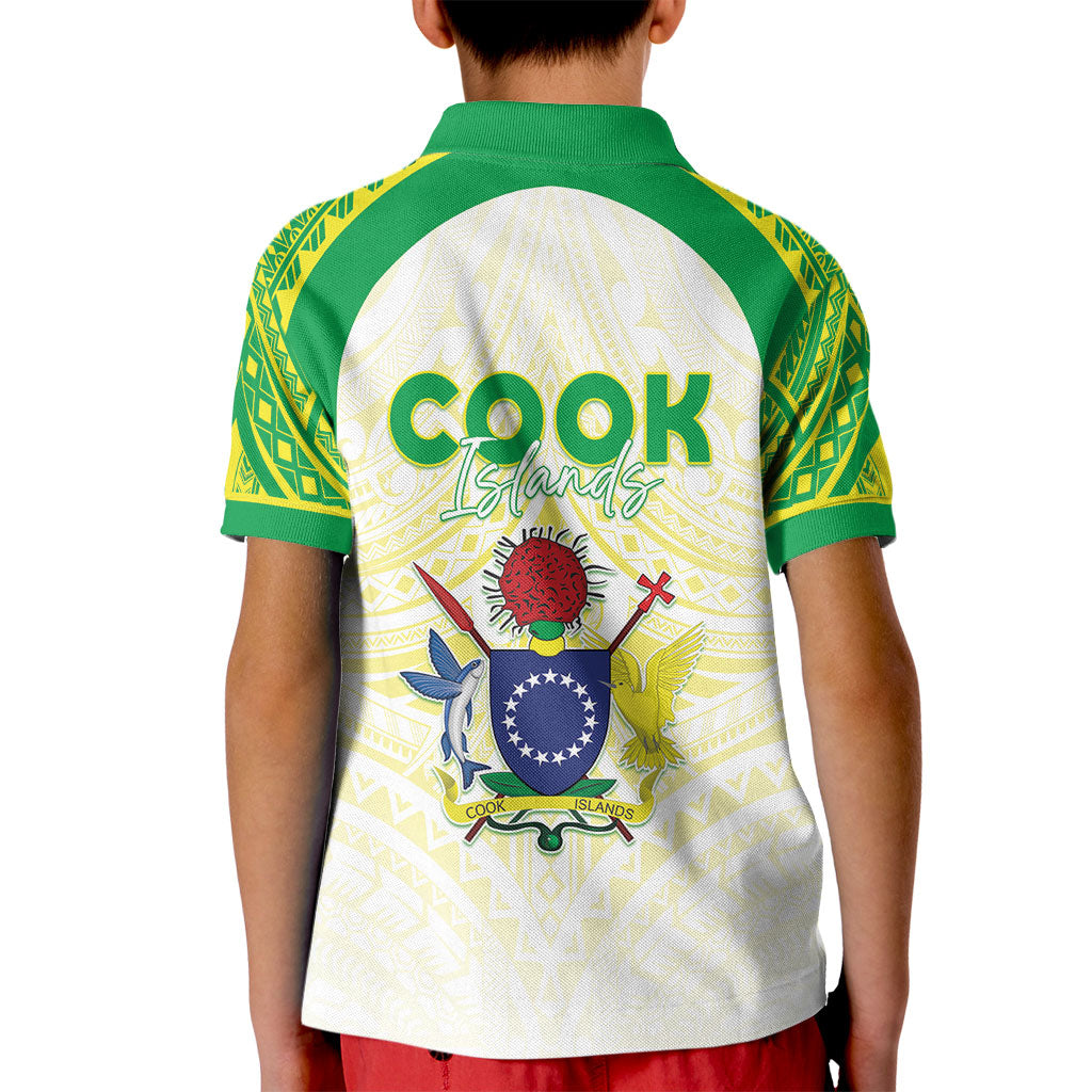 Kuki Independence 2026 Kid Polo Shirt Cook Islands 15 Finest White Version