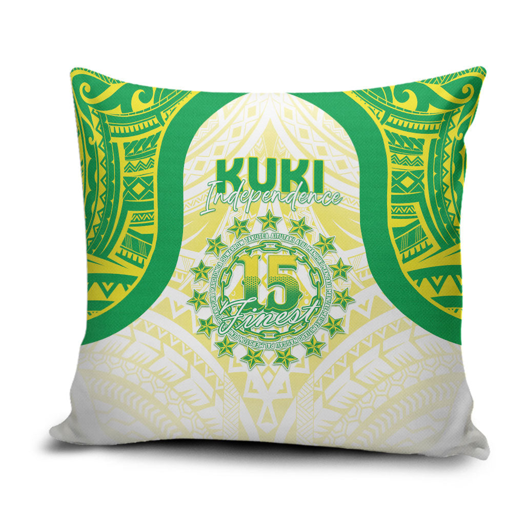 Kuki Independence 2026 Pillow Cover Cook Islands 15 Finest White Version