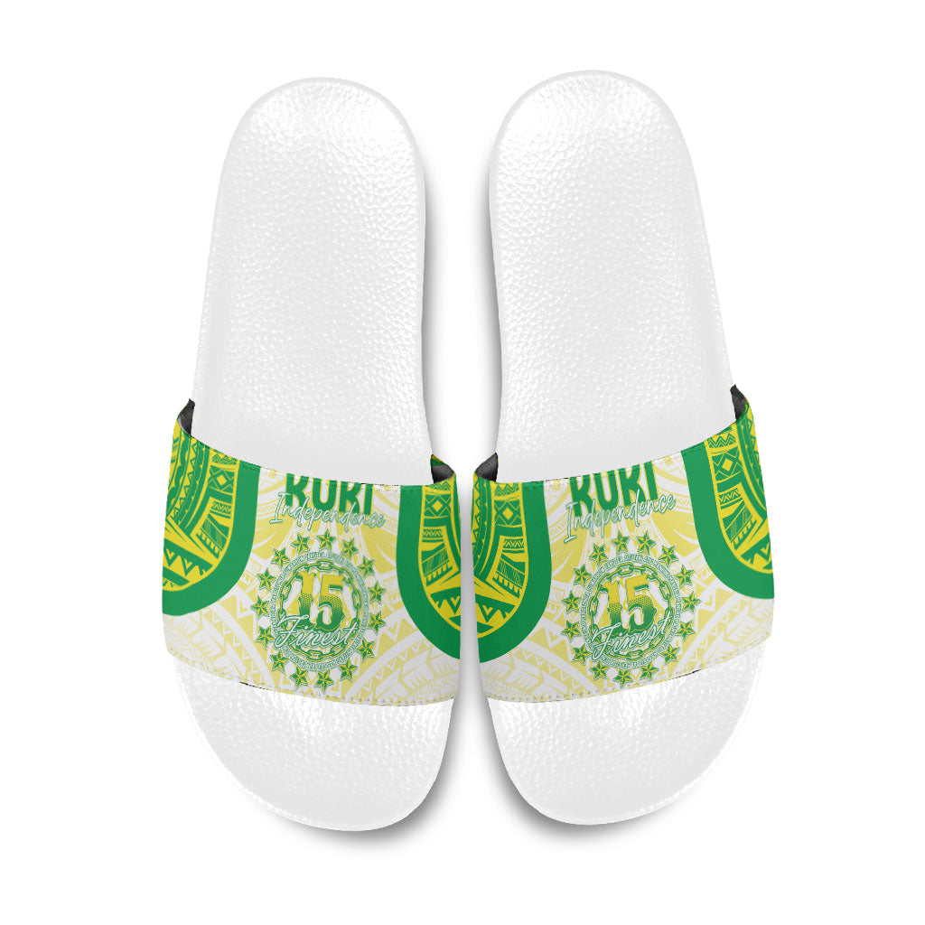 Kuki Independence 2026 Slide Sandals Cook Islands 15 Finest White Version