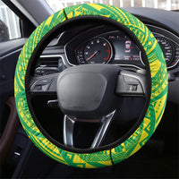 Kuki Independence 2026 Steering Wheel Cover Cook Islands 15 Finest White Version