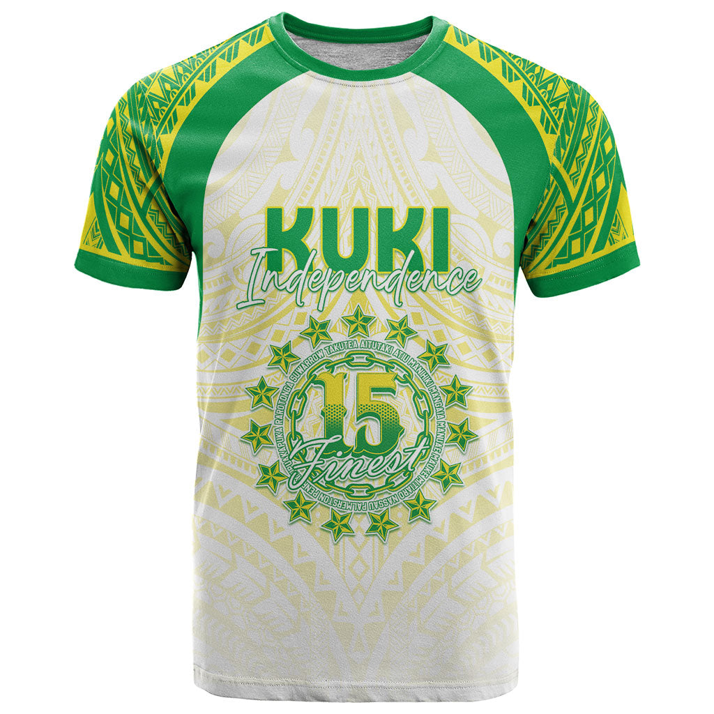Kuki Independence 2026 T Shirt Cook Islands 15 Finest White Version