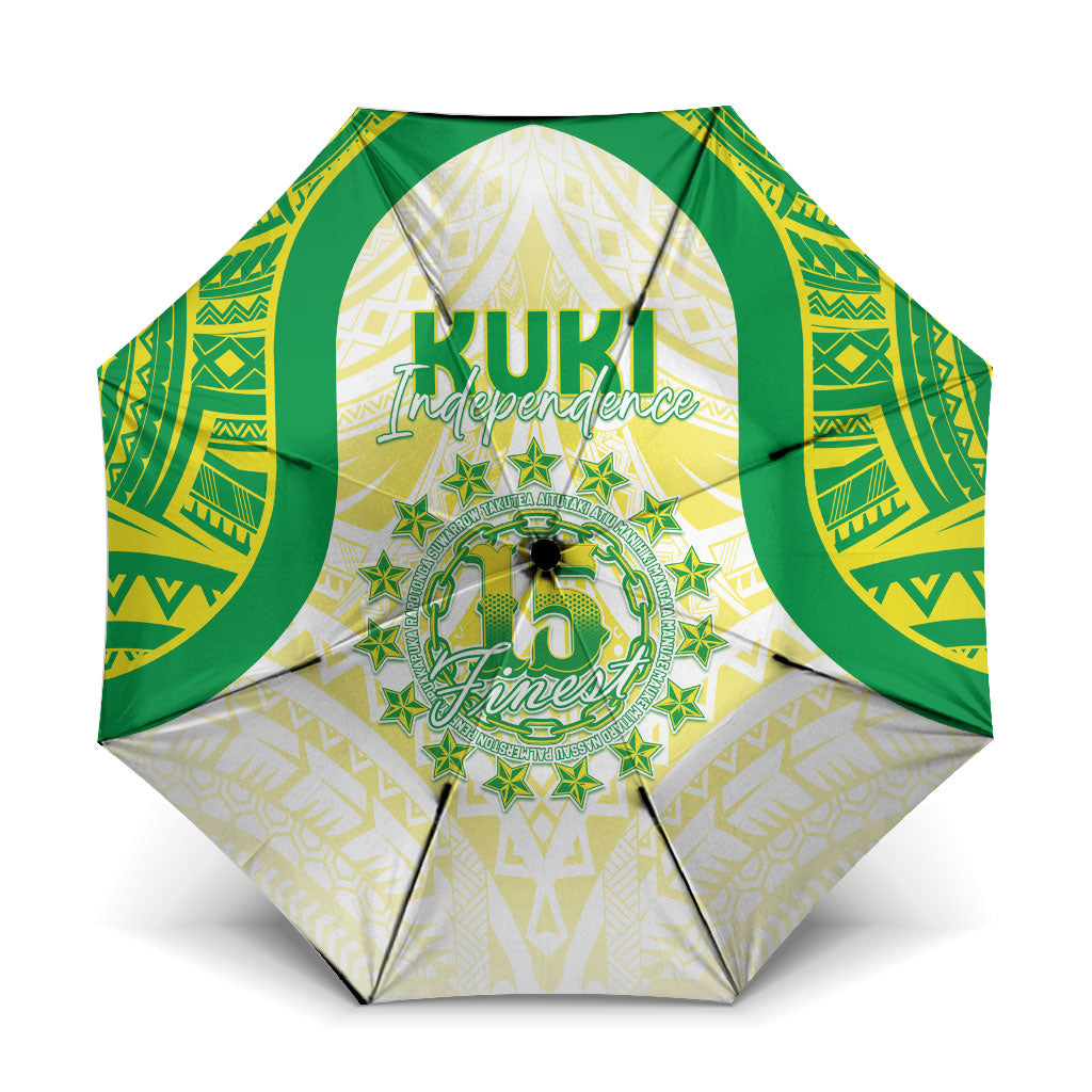 Kuki Independence 2026 Umbrella Cook Islands 15 Finest White Version