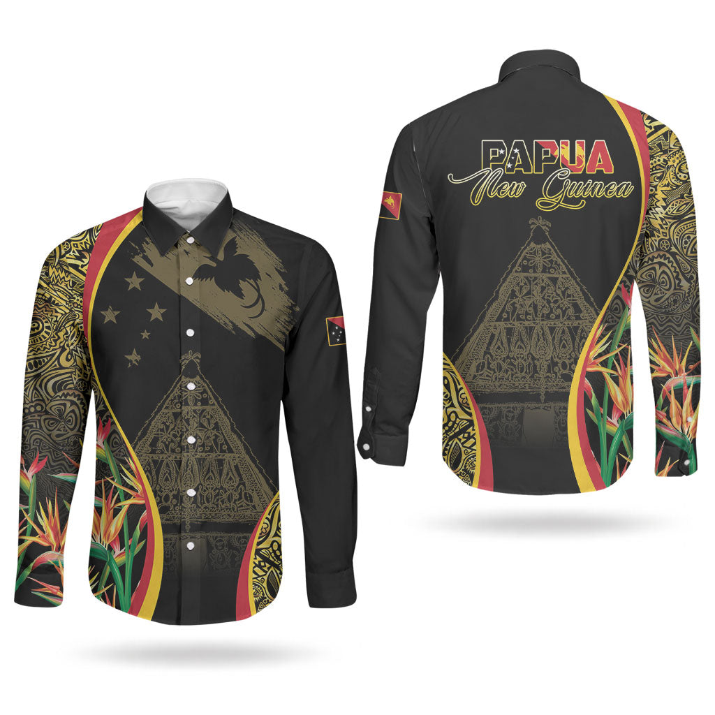 Papua New Guinea Hapi De Bilong Indipendens Couples Matching Off Shoulder Maxi Dress and Long Sleeve Button Shirt Special Style