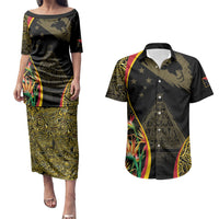 Papua New Guinea Hapi De Bilong Indipendens Couples Matching Puletasi and Hawaiian Shirt Special Style