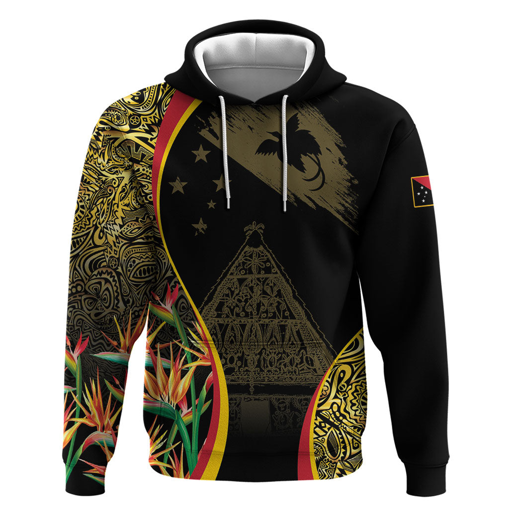 Papua New Guinea Hapi De Bilong Indipendens Hoodie Special Style LT05 Pullover Hoodie Black - Polynesian Pride