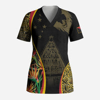 Papua New Guinea Hapi De Bilong Indipendens Scrub Top Special Style