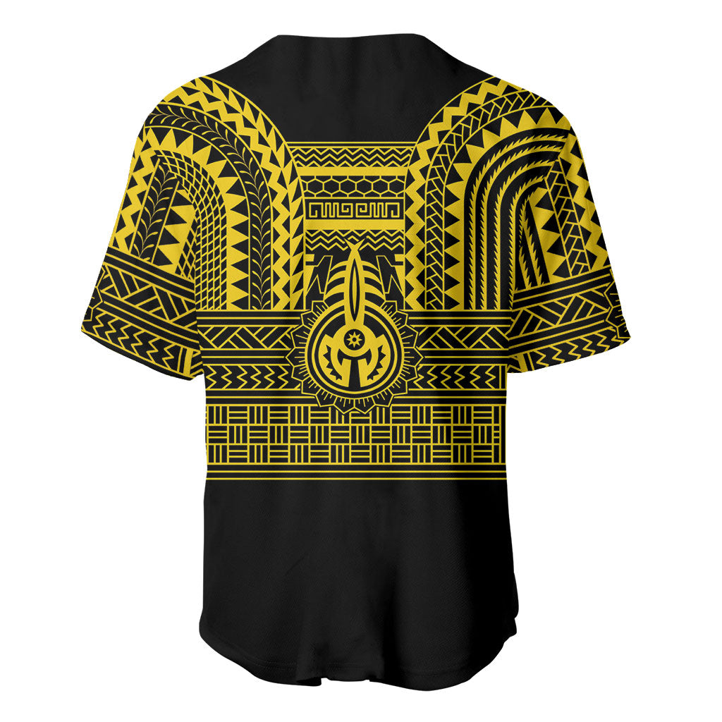 Philippines Filipinos Baseball Jersey Igorot Tribal Pattern Black