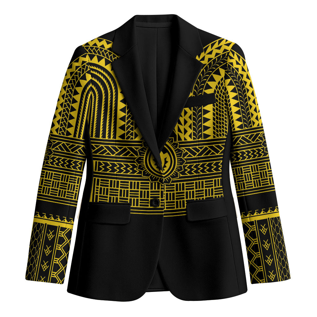 Philippines Filipinos Blazer Igorot Tribal Pattern Black