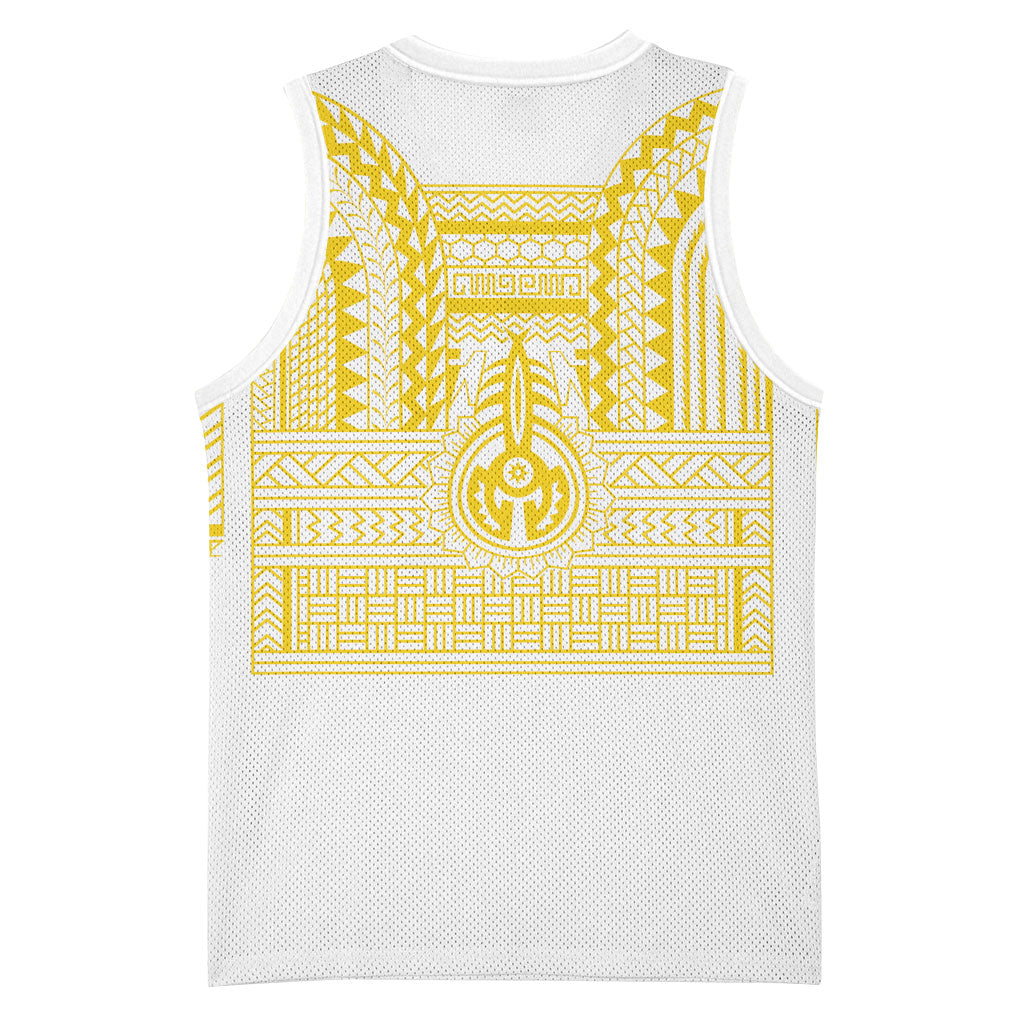 Philippines Filipinos Basketball Jersey Igorot Tribal Pattern White