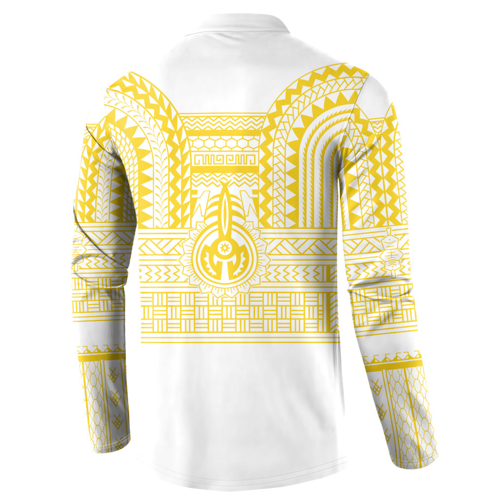 Philippines Filipinos Button Sweatshirt Igorot Tribal Pattern White