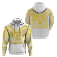 Philippines Filipinos Hoodie Igorot Tribal Pattern White