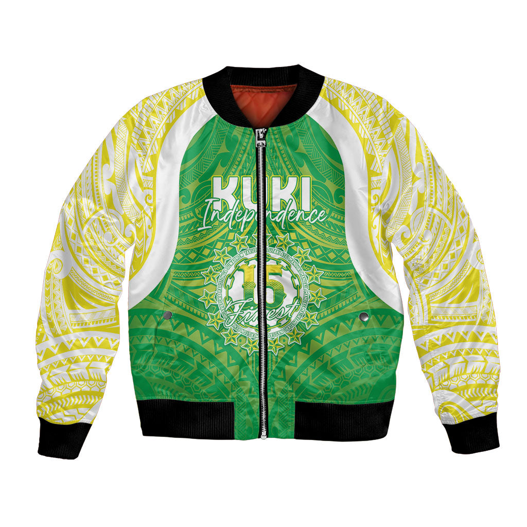 Kuki Independence 2026 Bomber Jacket Cook Islands 15 Finest Green Version