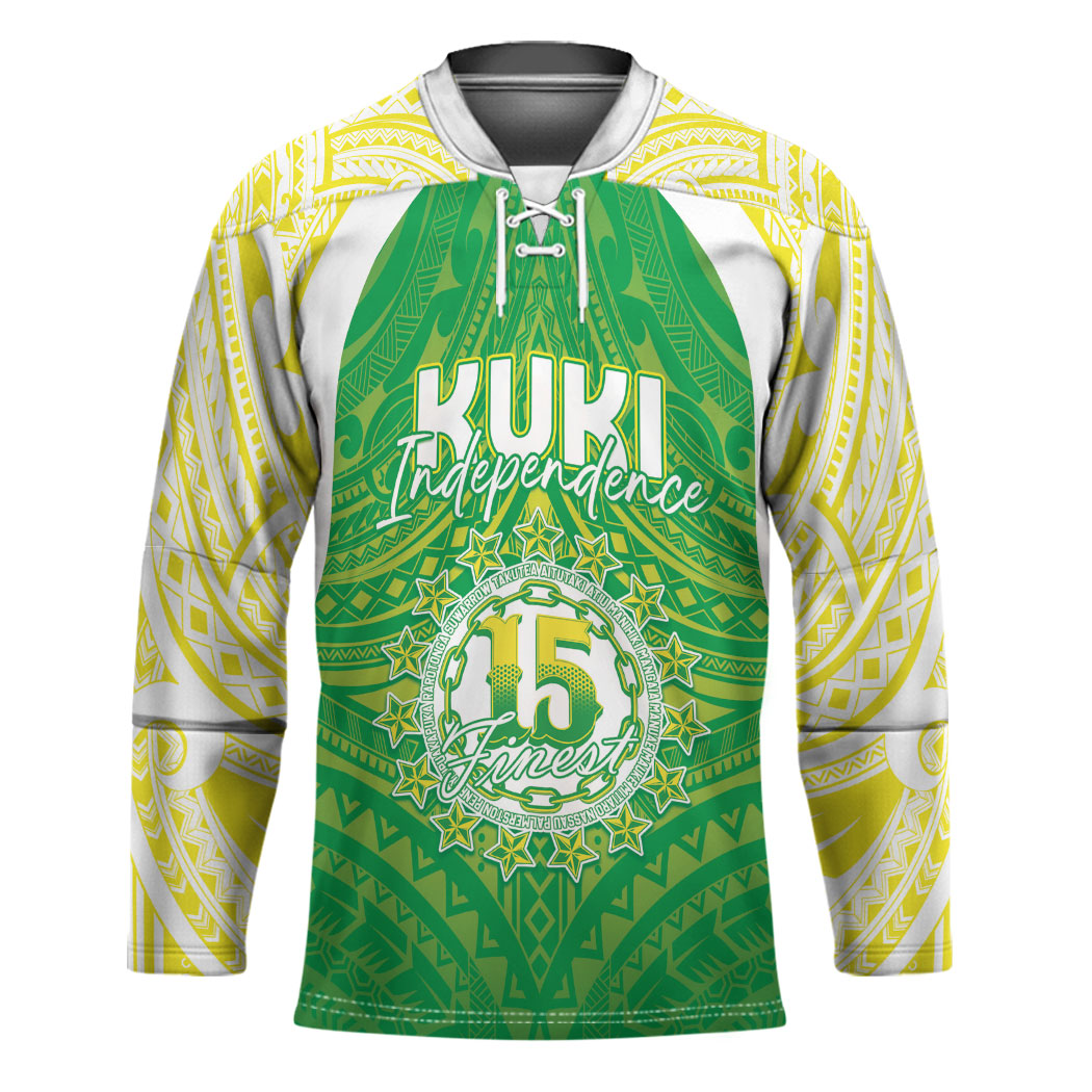 Kuki Independence 2026 Hockey Jersey Cook Islands 15 Finest Green Version
