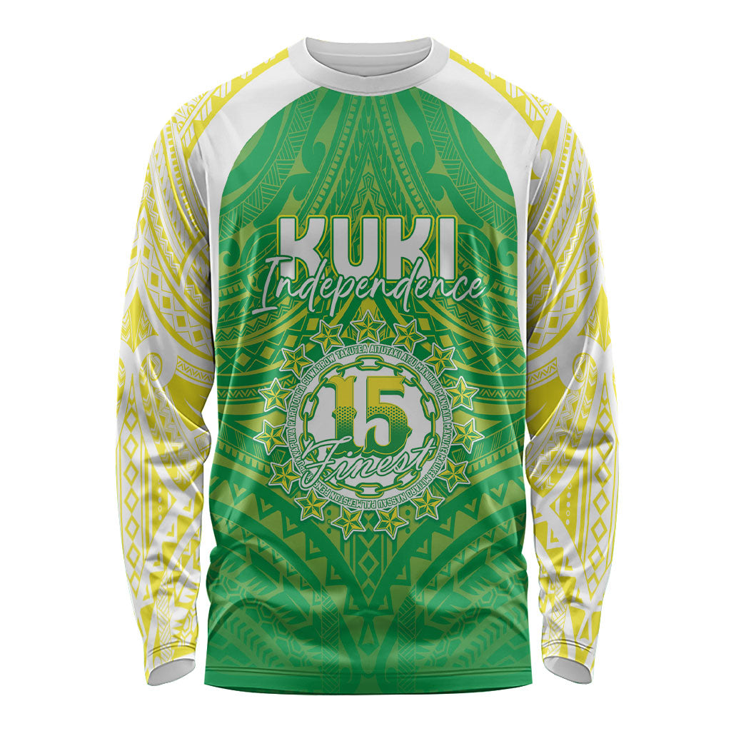 Kuki Independence 2026 Long Sleeve Shirt Cook Islands 15 Finest Green Version