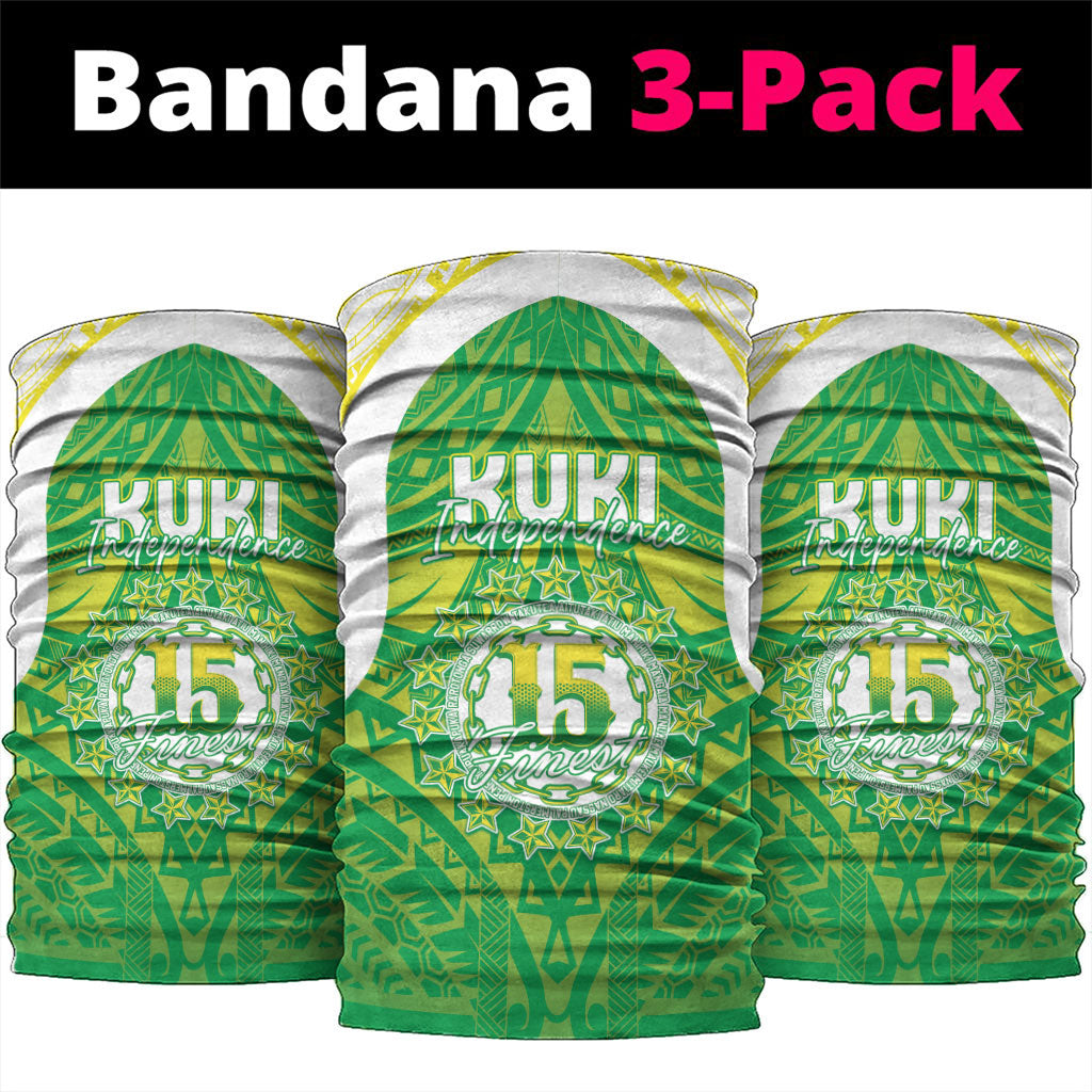 Kuki Independence 2026 Neck Gaiter Cook Islands 15 Finest Green Version